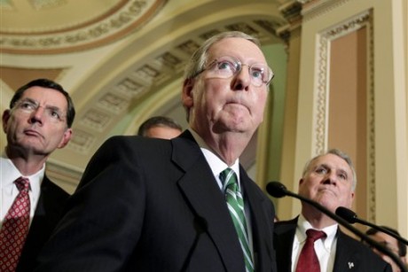 Senate Minority Leader Mitch McConnell of Ky